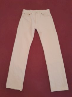 Levi Jeans 501 weiss W32 L34