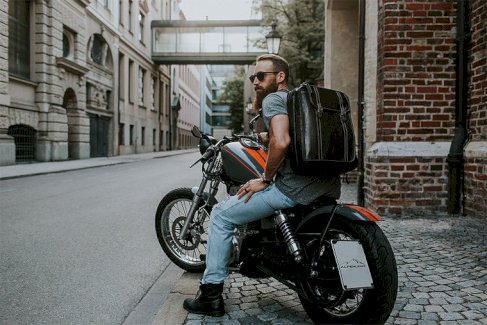 Laptop Rucksack Leder Elegant 17 Zoll Alpenleder Allgau