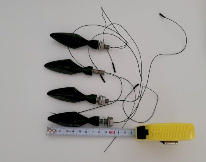 Motorrad Blinker LED Kellermann micro Rhombus Dark