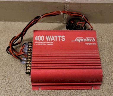 Supertech 400 Watt Auto Verstärker