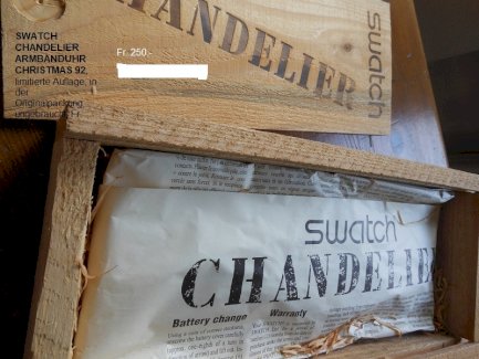 SWATCH CHANDELIER ARMBANDUHR  CHRISTMAS 92 limitierte Auflage