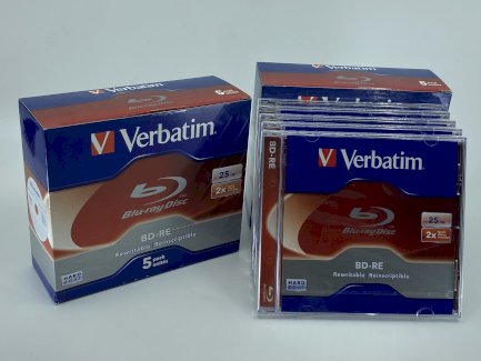 Verbatim Blue-ray BD-RE 25 GB Rewritable - 5erPack