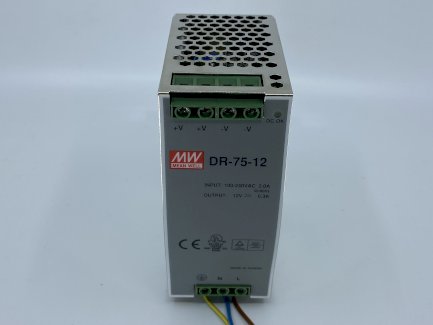 Mean Well DR-75-12 Hutschienen-Netzteil 12 V/DC 6.3 A 76W 1x