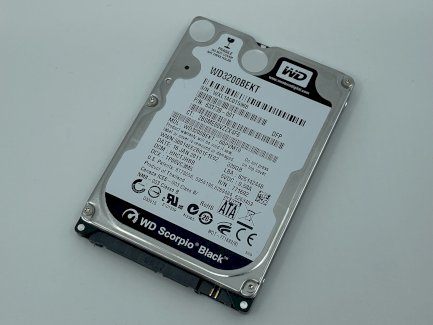 WD SATA 2.5" Harddisk 320GB Scorpio Black (35)
