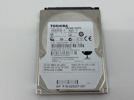 Toshiba 2.5" SATA Harddisk 500GB (47) 