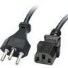 Geräte Stromkabel 3 Pol ca 1 Meter 220 Volt