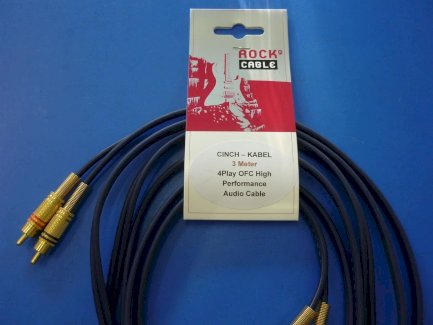 3 Meter Länge Audio Hifi Stereo Verlängerung Kabel Verg.