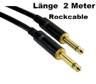 2 Meter Rockcable Gitarren 