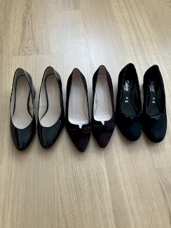 3 Paar schuhe