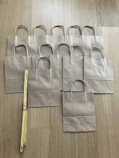 12 Papier taschen 