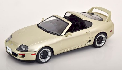 NEU: Toyota Supra Targa MK IV JZA80 1993-2002 RHD beige met.  1:18