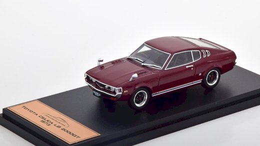 NEU: Toyota Celica LB 2000 GT Phase I 1973-1975 RHD dunkelrot  1:43