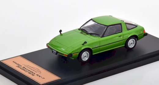 NEU: Mazda RX-7 I / Savanna Phase I 1978-1981 RHD grün met.  1:43