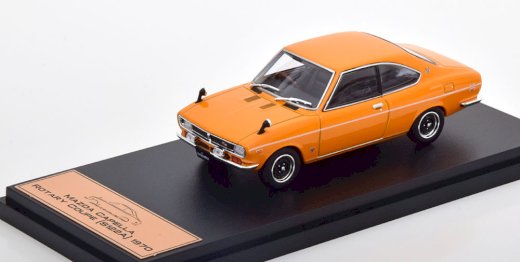 NEU: Mazda /616 Capella Rotary Coupé Phase I 1970-1972 RHD orange 1:43