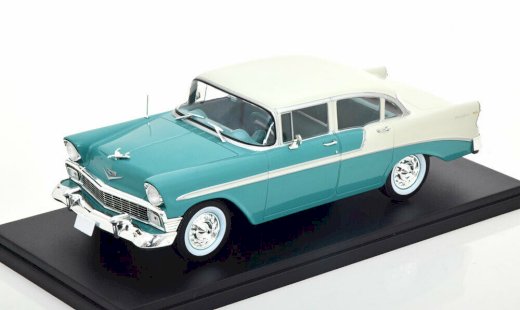 NEU: Chevrolet Bel Air 1956 türkis / weiss  1:24 von Hachette 