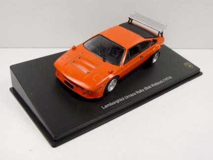 NEU: Lamborghini Urraco Rally Bob Wallace 1974 orange / schwarz  1:43
