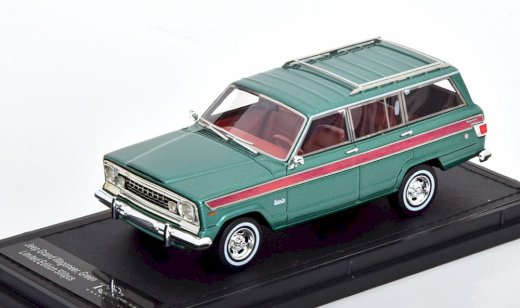 NEU: Jeep Grand Wagoneer Phase II 1974-1986 grün met. / rot  1:43