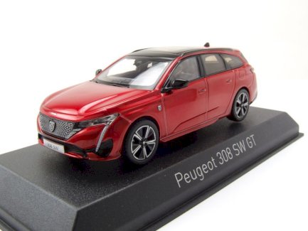NEU: Peugeot 308 III SW GT seit 2021 Elixir rot met.  1:43 von NOREV