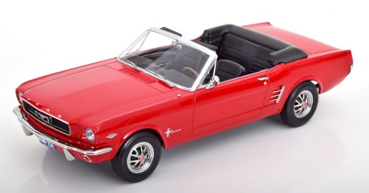 NEU: Ford Mustang Convertible 1966 rot  1:18 von NOREV