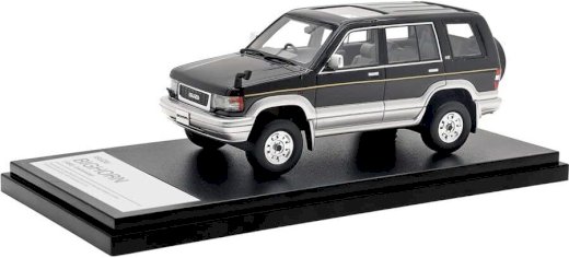 NEU: Isuzu Trooper / Bighorn II 1991-1998 RHD schwarz / silber met.  1:43