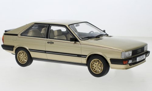 NEU: Audi Coupé GT B2 Phase II 1982-1984 Gold met. / schwarz  1:18 von MCG