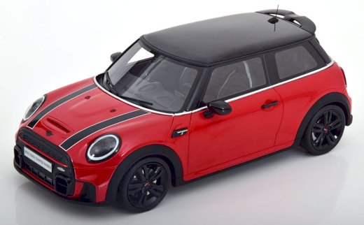 NEU: Mini Cooper S JCW seit 2018 rot / schwarz  1:18 von OttOmobile 