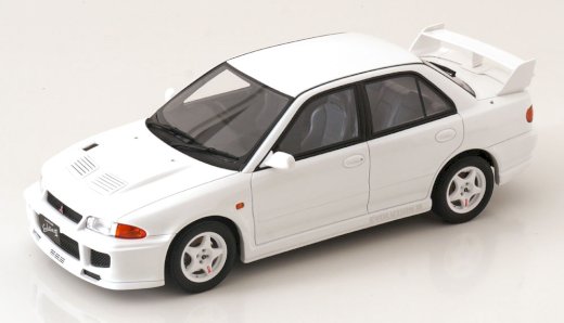 NEU: Mitsubishi Lancer EVO III 1995 RHD weiss  1:18