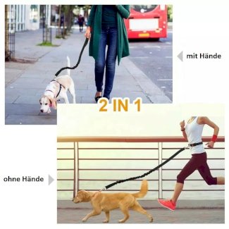 EXA Hände Frei Hundeleine / Joggingleine