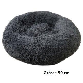Hundebett Katzenbett Haustierbett 50 cm in Grau