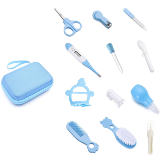 12-teiliges Babypflege Set mit Etui in Blau - Gratis-inserat.com