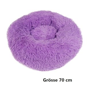 Hundebett Katzenbett Haustierbett 70 cm in Violett