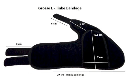 Hallux Valgus Bandage Links - Grösse L