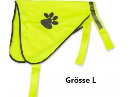 Reflektierende Sicherheitsweste für Hunde - Grösse L
