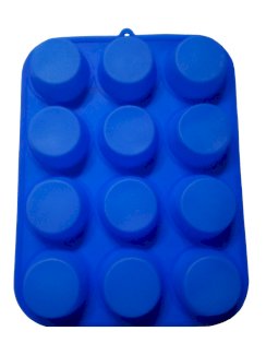 Silikon Backform 12 Muffin - 33 x 25 x 3 cm in Blau - Gratis-inserat.com