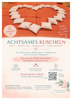 Achtsamer Kuschelabend – Nähe erleben & Geborgenheit sp