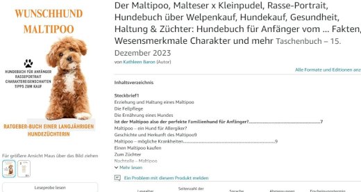 Der Maltipoo,Malteser x Kleinpudel,Rasse-Portrait,Buch