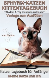 Sphynx Kitten Buch - Katzentagebuch - Das Tagebuch