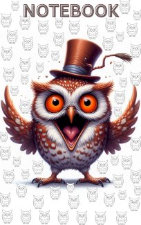 Notizbuch Eule, Buch: Eulen Notizheft, Kathleen Baron