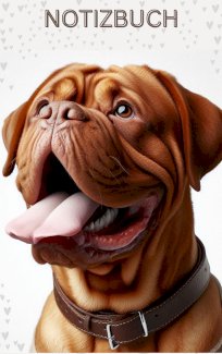 Notizbuch Bordeaux Dogge Buch: Das perfekte Geschenk