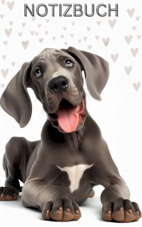 Schönes Notizbuch - Deutsche Dogge, Buch: Geschenkidee