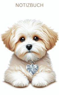 Diamond Painting Maltipoo, Bollipoo, Havapoo Notizbuch,