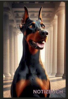 Notizbuch Dobermann, Buch m. Hundemotiv, Kalender, Tage