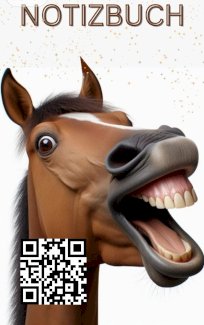 Notizbuch \"Lustiges Pferd\" Das perfekte Geschenk für.. - Gratis-inserat.com