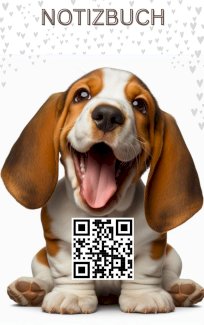 Schönes Basset Hound Buch, Notizbuch: Hunde Geschenke