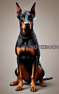Notizbuch Dobermann, Buch m. Hundemotiv, Kalender, Hund - Gratis-inserat.com