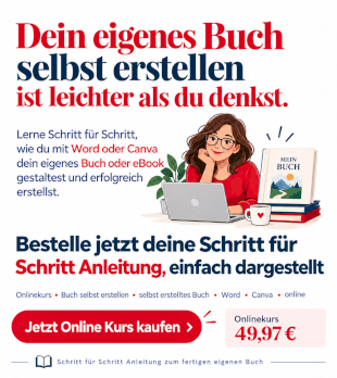 Eigenes Buch erstellen & Verkaufen, Online Seminar Kurs