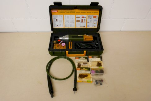 Dremmelset Bohr und Fräsgerät 230 VAC - Gratis-inserat.com