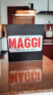 MAGGI Lampe Lithopane Reklame Logo LED Leuchte Leuchtre - Gratis-inserat.com