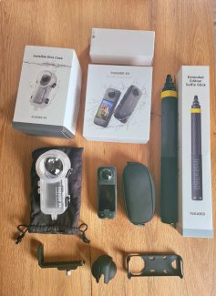 Insta 360 x4 mit viel Zubehör