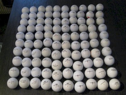 100 Top flite-Golfbällen